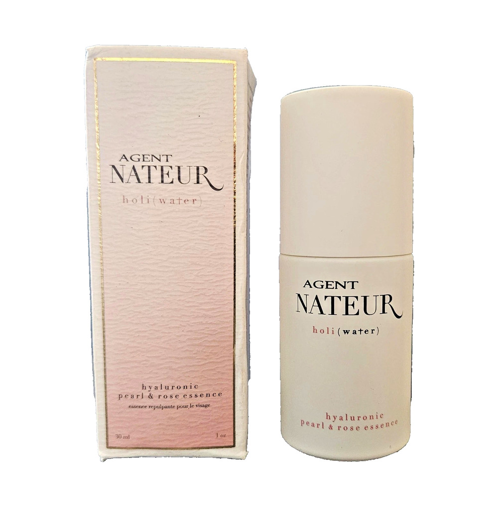 Agent Nateur Holi (Water) Hyaluronic Pearl & Rose Essence 1.0 floz New in Box